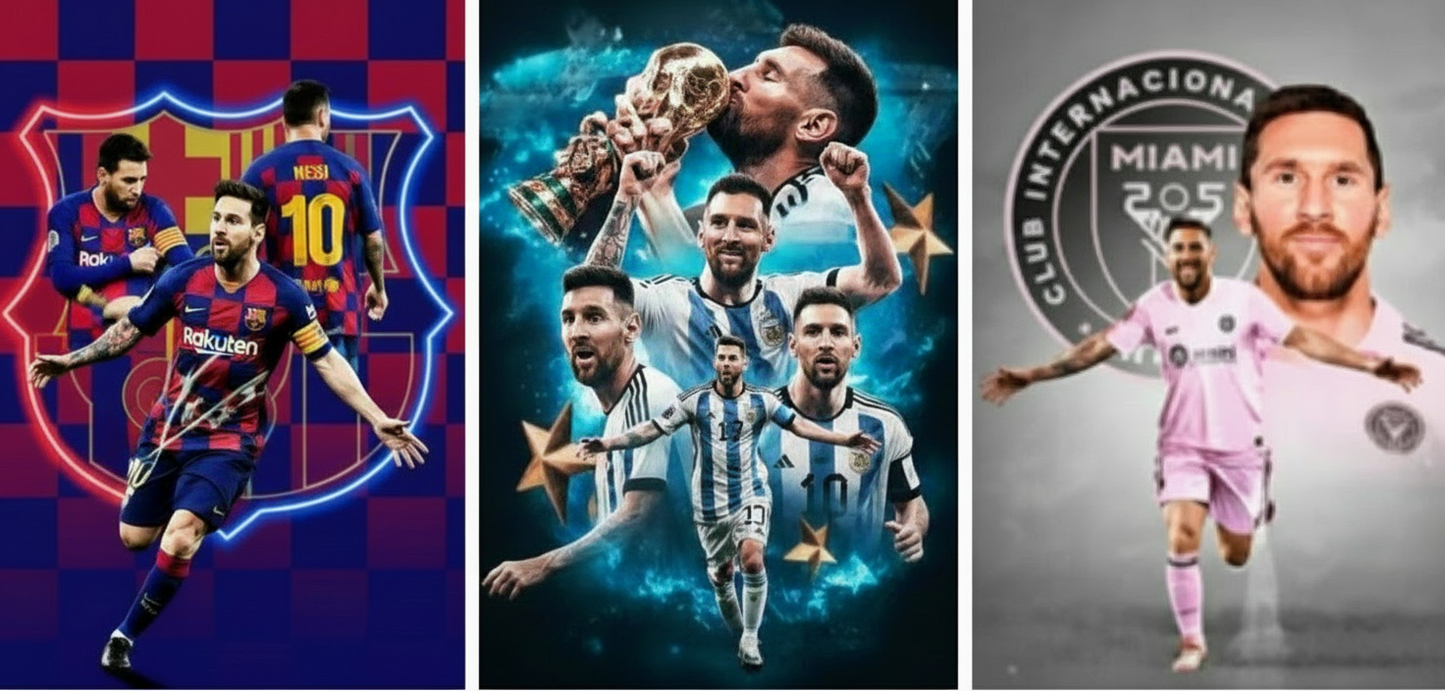 "El Mesías" Lionel Messi Poster