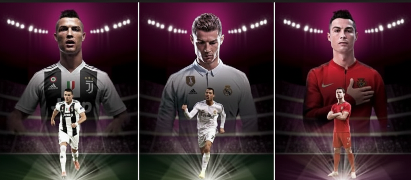 Cristiano Ronaldo- Triple Threat Poster